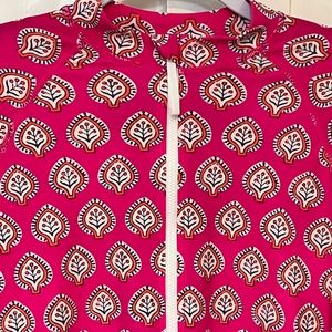 NEW J.Crew SZ Blockprints™ X J.Crew long-sleeve rash guard in Bagru print